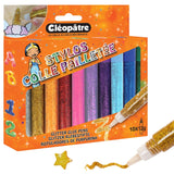10 Stylos Colle Pailletée 12g - Glitter Glue - Cléopâtre