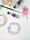 Peinture aquarelle extra-fine Bréhat demi-godet