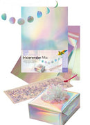 Pochette de 12 feuilles papier irisé 25 x 35 cm