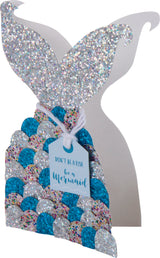 Bloc papier pailleté 17 x24,5 cm - 5 feuilles assorties