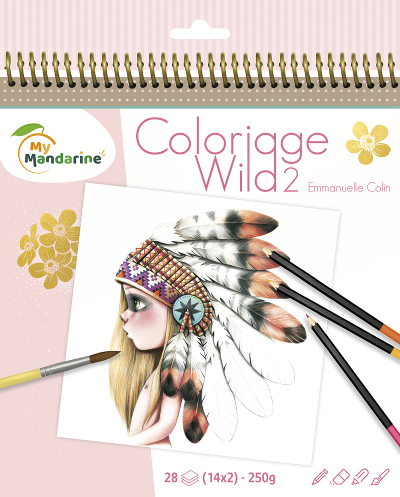 Carnet coloriage Wild