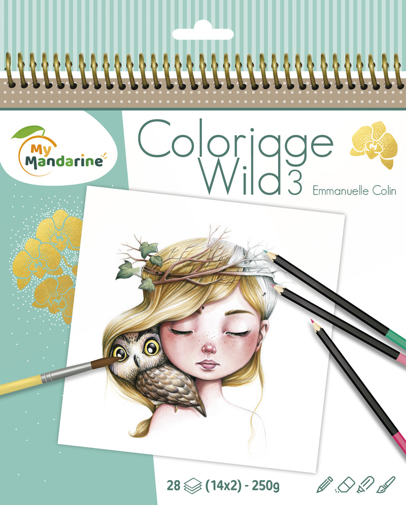 Carnet coloriage Wild