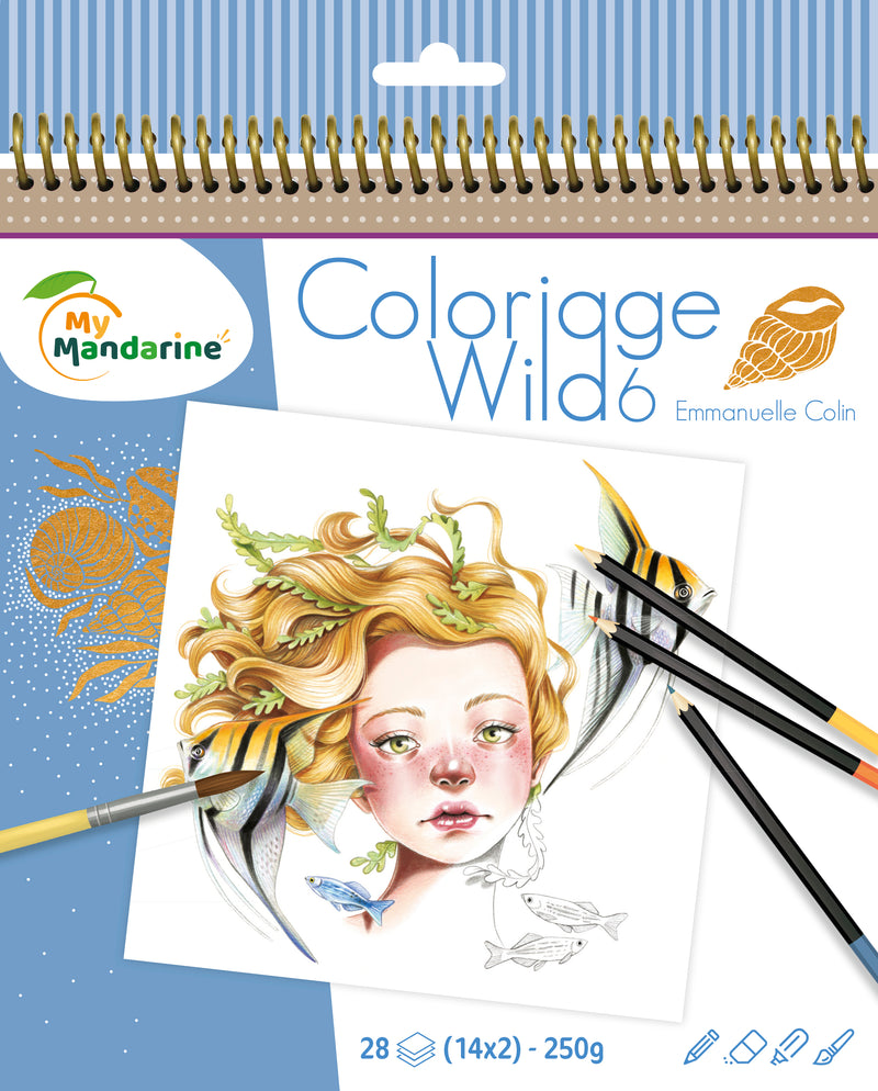 Carnet coloriage Wild