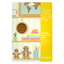 Pochette de 2 feuilles en liège adhésives A4