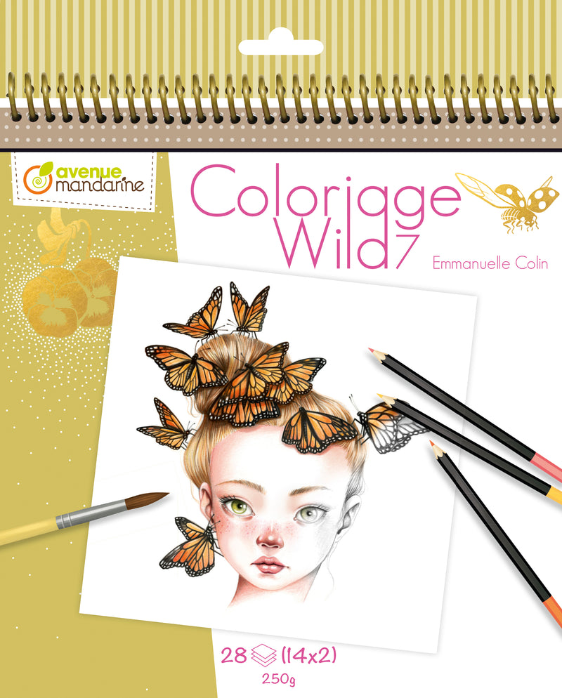 Carnet coloriage Wild