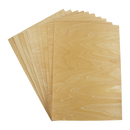 Coupons feuille de bois A4 - 1 mm de largeur - X10