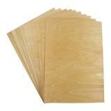 Coupons feuille de bois A4 - 1 mm de largeur - X10
