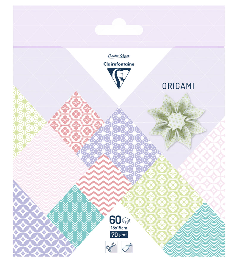 Papiers origami 15x15cm Printemps