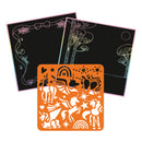 Graffy Scratch Licornes - 24 cartes - 400g/m²