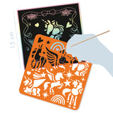 Graffy Scratch Licornes - 24 cartes - 400g/m²