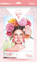 Bloc de coloriage multi-techniques de 20 feuilles A4 250g, Les femmes