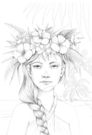 Bloc de coloriage multi-techniques de 20 feuilles A4 250g, Les femmes