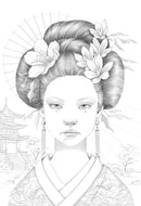 Bloc de coloriage multi-techniques de 20 feuilles A4 250g, Les femmes