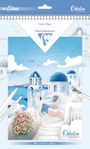 Bloc de coloriage multi-techniques de 20 feuilles A4 250g, Les villes