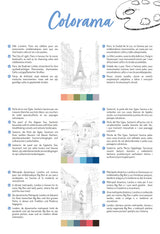 Bloc de coloriage multi-techniques de 20 feuilles A4 250g, Les villes