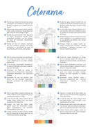 Bloc de coloriage multi-techniques de 20 feuilles A4 250g, Les villes