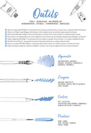 Bloc de coloriage multi-techniques de 20 feuilles A4 250g, Les villes