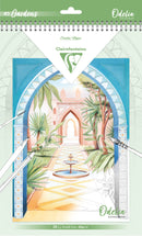 Bloc de coloriage multi-techniques de 20 feuilles A4 250g, Les jardins