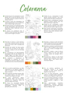 Bloc de coloriage multi-techniques de 20 feuilles A4 250g, Les jardins