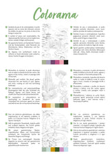 Bloc de coloriage multi-techniques de 20 feuilles A4 250g, Les jardins