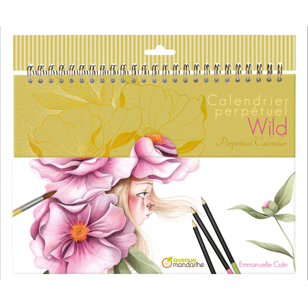 Calendrier perpétuel - 24 feuilles - 160gr