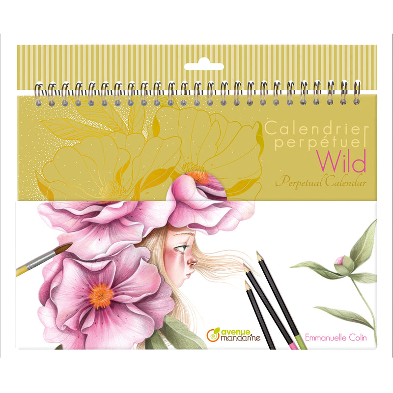Calendrier perpétuel - 24 feuilles - 160gr