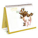 Calendrier perpétuel - 24 feuilles - 160gr