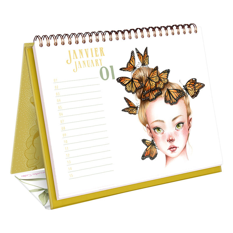 Calendrier perpétuel - 24 feuilles - 160gr