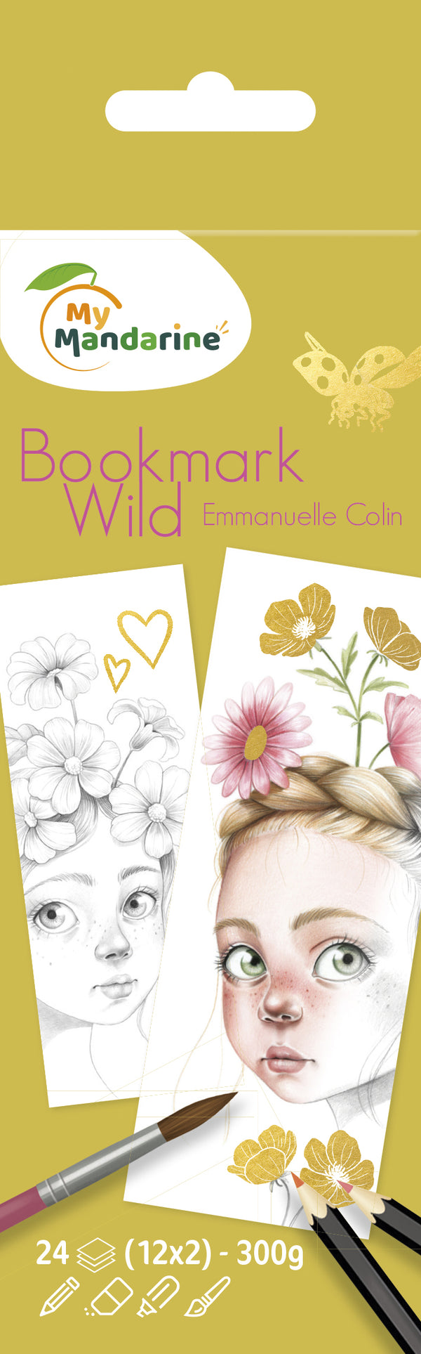 Carnet coloriage Wild - 24 feuilles - 300gr