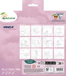 Carnet coloriage Manga 24 feuilles -  20 x 20 cm - 250g/m² - Clairefontaine