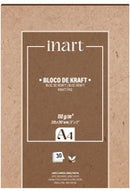 Bloc Kraft A4 - 30 feuilles - 110g/m²