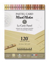 Bloc pastel card Mixed media 18X24cm