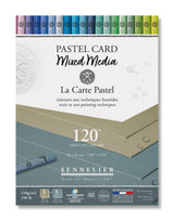 Bloc pastel card Mixed media 18X24cm