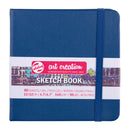 Carnet de croquis Bleu marine - Sketchbook 12 x 12 cm - 80 feuilles - 140gr