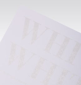 Papier type bristol White/White 50 x 70 - 300/400 ou 700 gr/m²