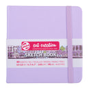 Carnet de croquis Violet pastel - Sketchbook 12 x 12 cm - 80 feuilles - 140gr