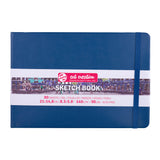 Carnet de croquis Bleu marine - Sketchbook 14,8 x 21 cm - 80 feuilles - 140gr