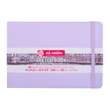 Carnet de croquis Violet pastel - Sketchbook 14,8 x 21 cm - 80 feuilles - 140gr