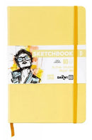 Sketchbook 14 x 21 80 feuilles papier blanc, 140 g/m², 9 couleurs de couverture - Darwi