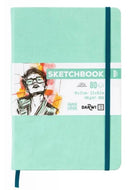 Sketchbook 14 x 21 80 feuilles papier blanc, 140 g/m², 9 couleurs de couverture - Darwi
