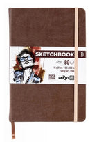 Sketchbook 14 x 21 80 feuilles papier blanc, 140 g/m², 9 couleurs de couverture - Darwi