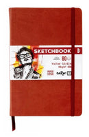 Sketchbook 14 x 21 80 feuilles papier blanc, 140 g/m², 9 couleurs de couverture - Darwi