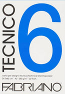 Bloc Tecnico 6 - 220gr/m² - 20 feuilles - Format A4 & A3
