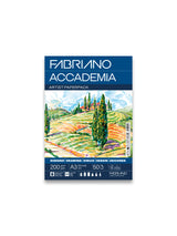 Papier dessin Accademia 200g/m² - 50 feuilles format A3 - Fabriano