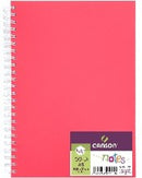 Carnet de notes 50 feuilles A5 120g/m², couv. polypro 5 coloris