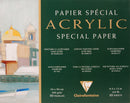 Bloc acrylique - 10 feuilles - 360g/m² - Collé 4 côtés - 3 formats