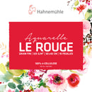 Bloc aquarelle "Le Rouge" 325g/m² Grain fin
