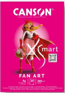 Bloc XSMART A4 - 250gr - 20 feuilles - FAN ART