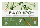 Bloc aquarelle Bamboo 250g/m² collé 1 côté