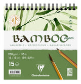 Carnet aquarelle Bamboo 250g/m² spiralé